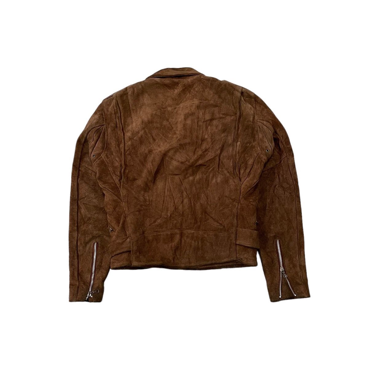 Schott Vintage Mextex Double Collar Biker Suede Leather Jacket Size US S / EU 44-46 / 1 - 14 Thumbnail