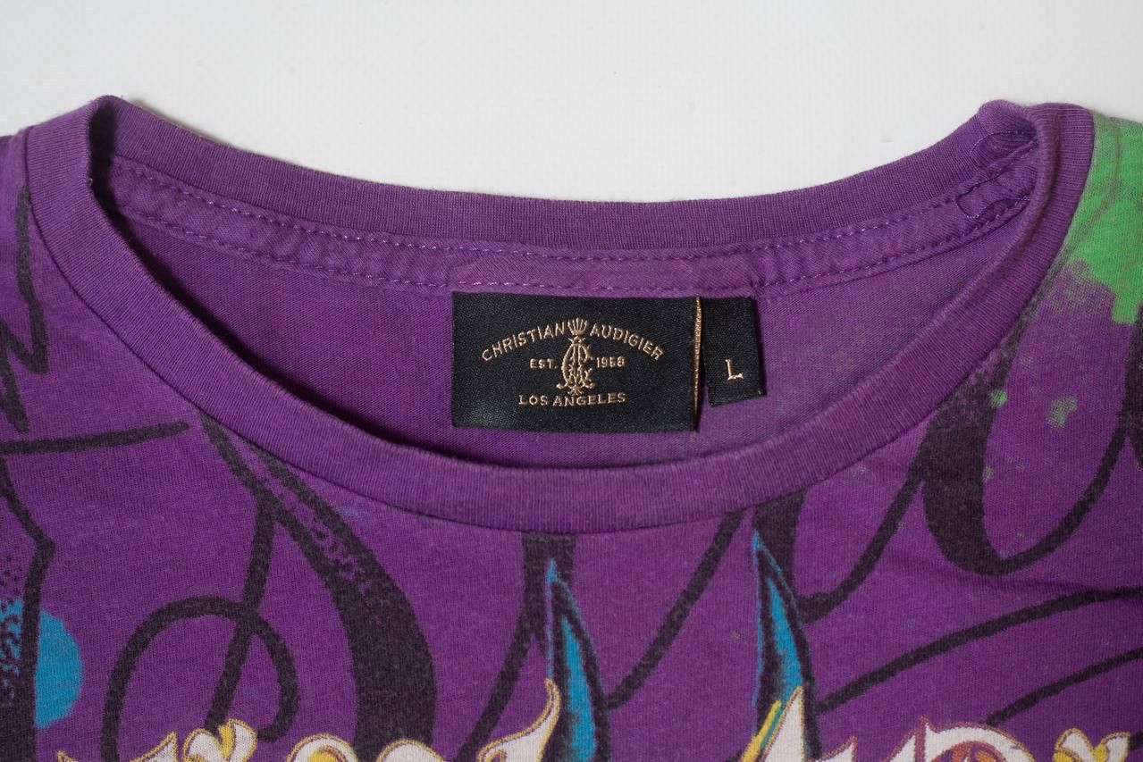 Christian Audigier Christian Audigier Heart Breaker Vintage Full-Print t-shirt Size US L / EU 52-54 / 3 - 4 Thumbnail