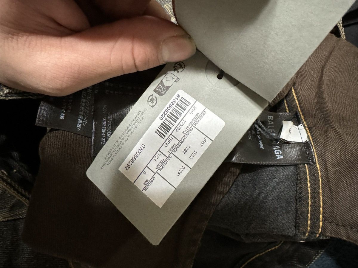 Balenciaga SS24 Balenciaga Japanese Denim Cargo Pants Size US 31 - 8 Thumbnail