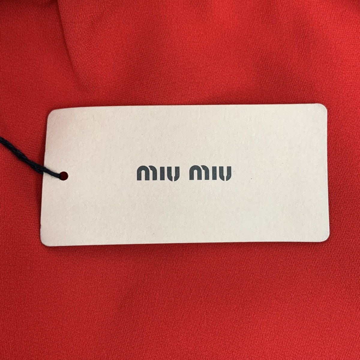 Miu Miu Miu Miu Red Bow Trim Casual Mini Skirt K26WX Size 27" / US 4 / IT 40 - 6 Thumbnail