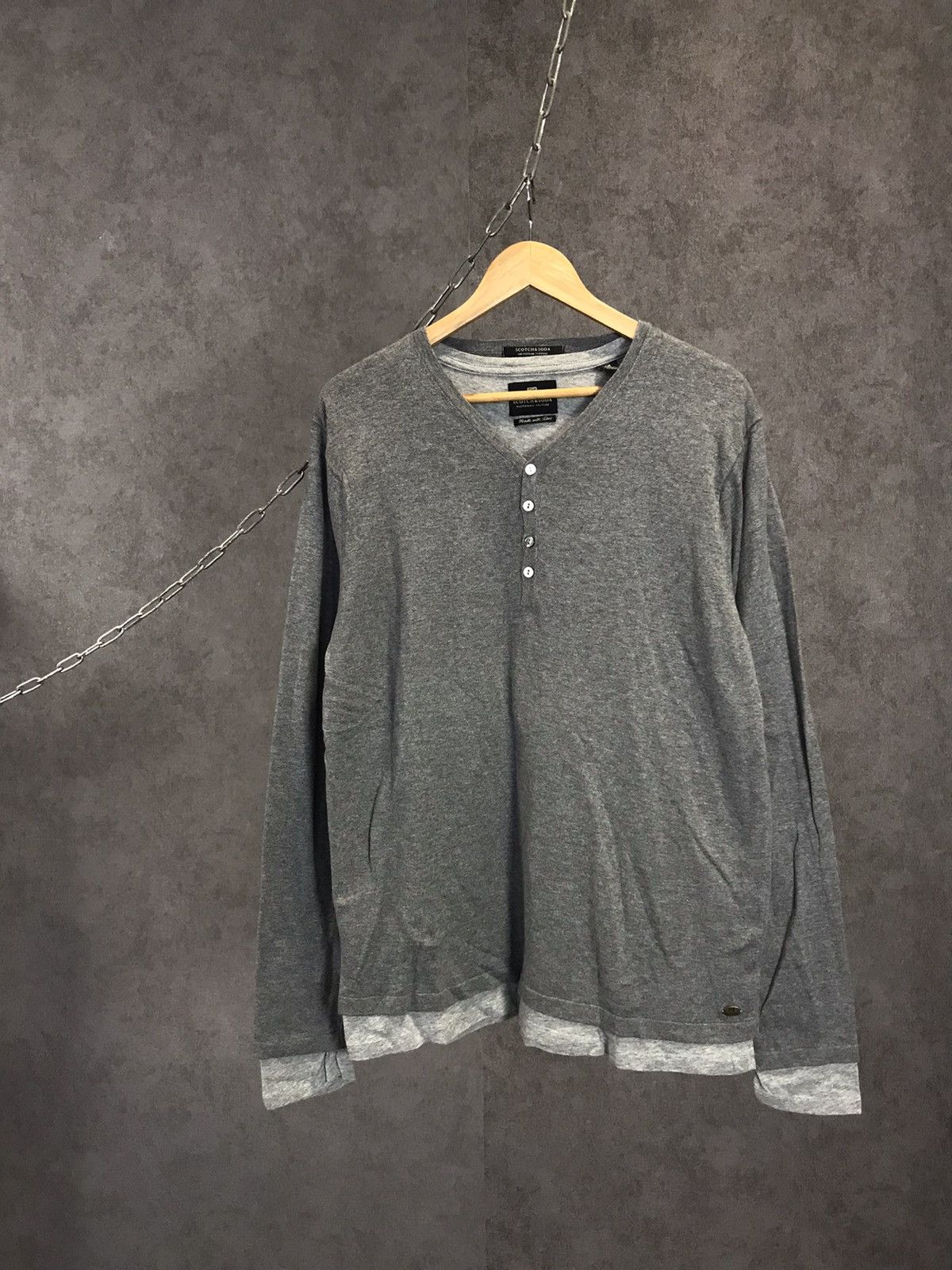 Scotch & Soda Scotch & Soda designer longsleeve Size US XL / EU 56 / 4 - 1 Thumbnail