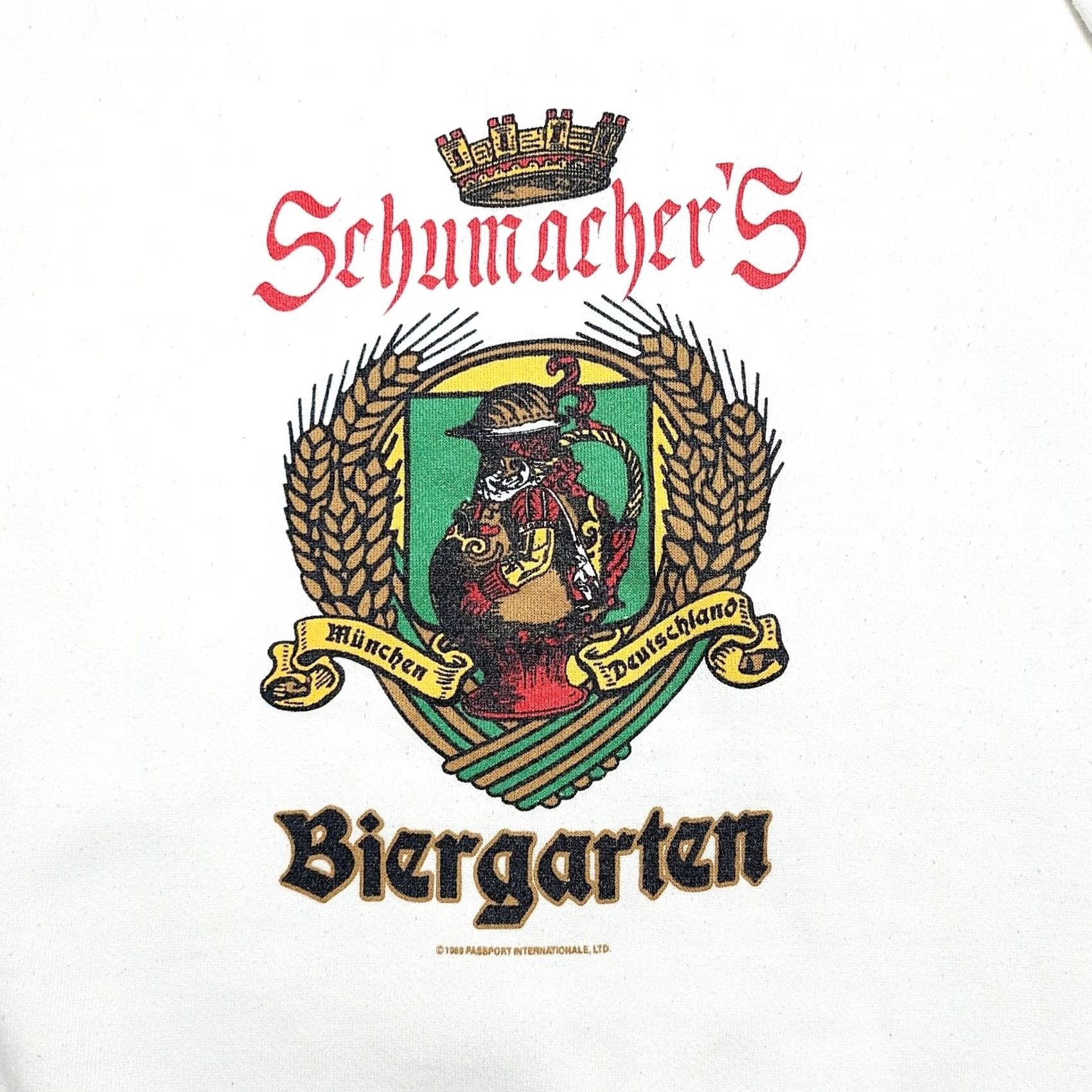 Vintage VINTAGE Schumacher's Biergarten Munich Germany Crewneck Sweatshirt Men L Size US L / EU 52-54 / 3 - 2 Thumbnail
