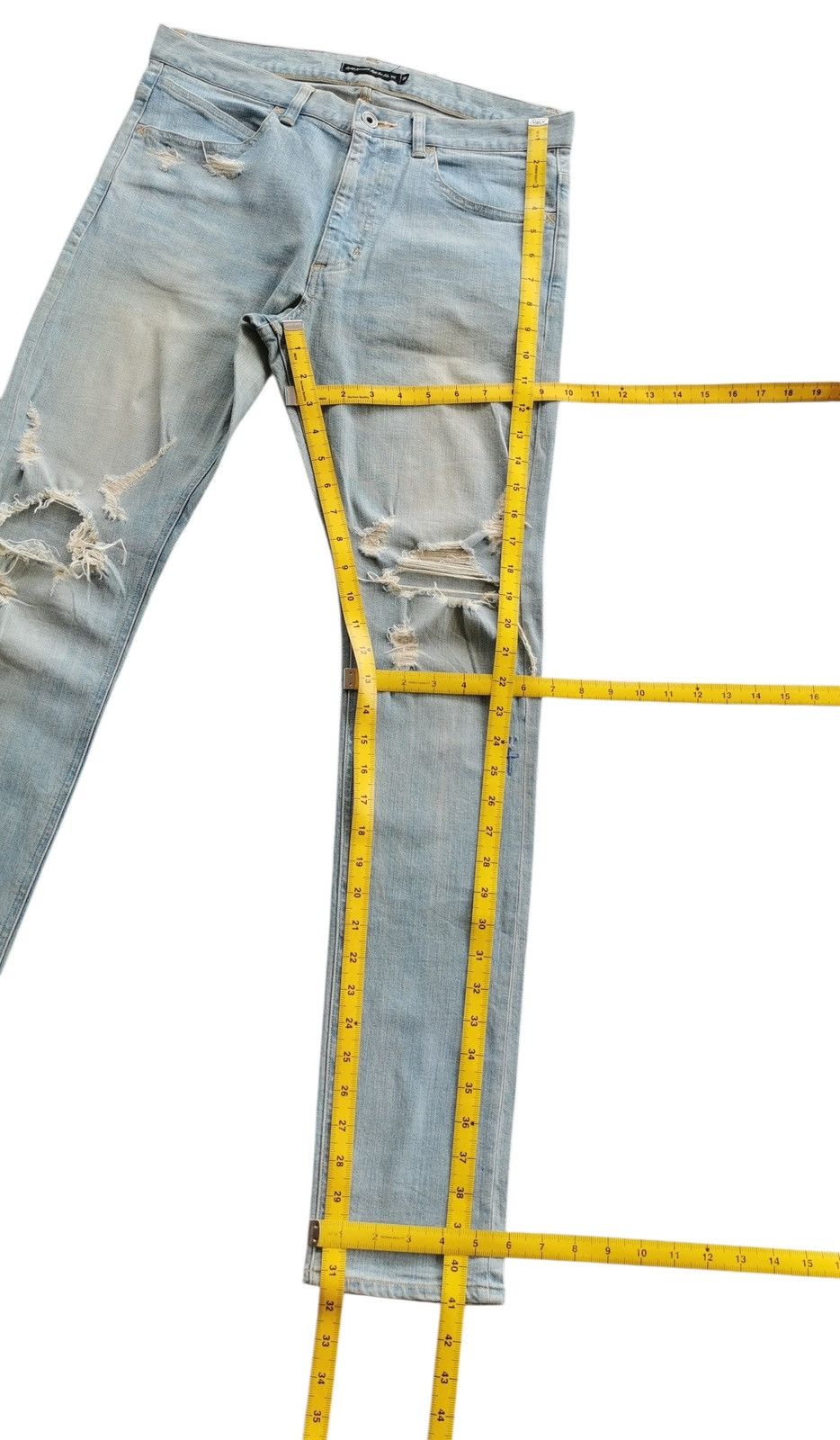 Japanese Brand Chord Number Eight "Rocks Rebel Music" Style Amiri Size US 31 - 12 Thumbnail