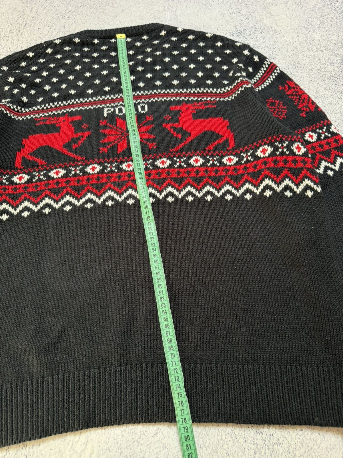 Polo Ralph Lauren RRL Style Fair Isle Nordic Cotton Cashmere Crewneck Sweater Size US XXL / EU 58 / 5 - 16 Thumbnail