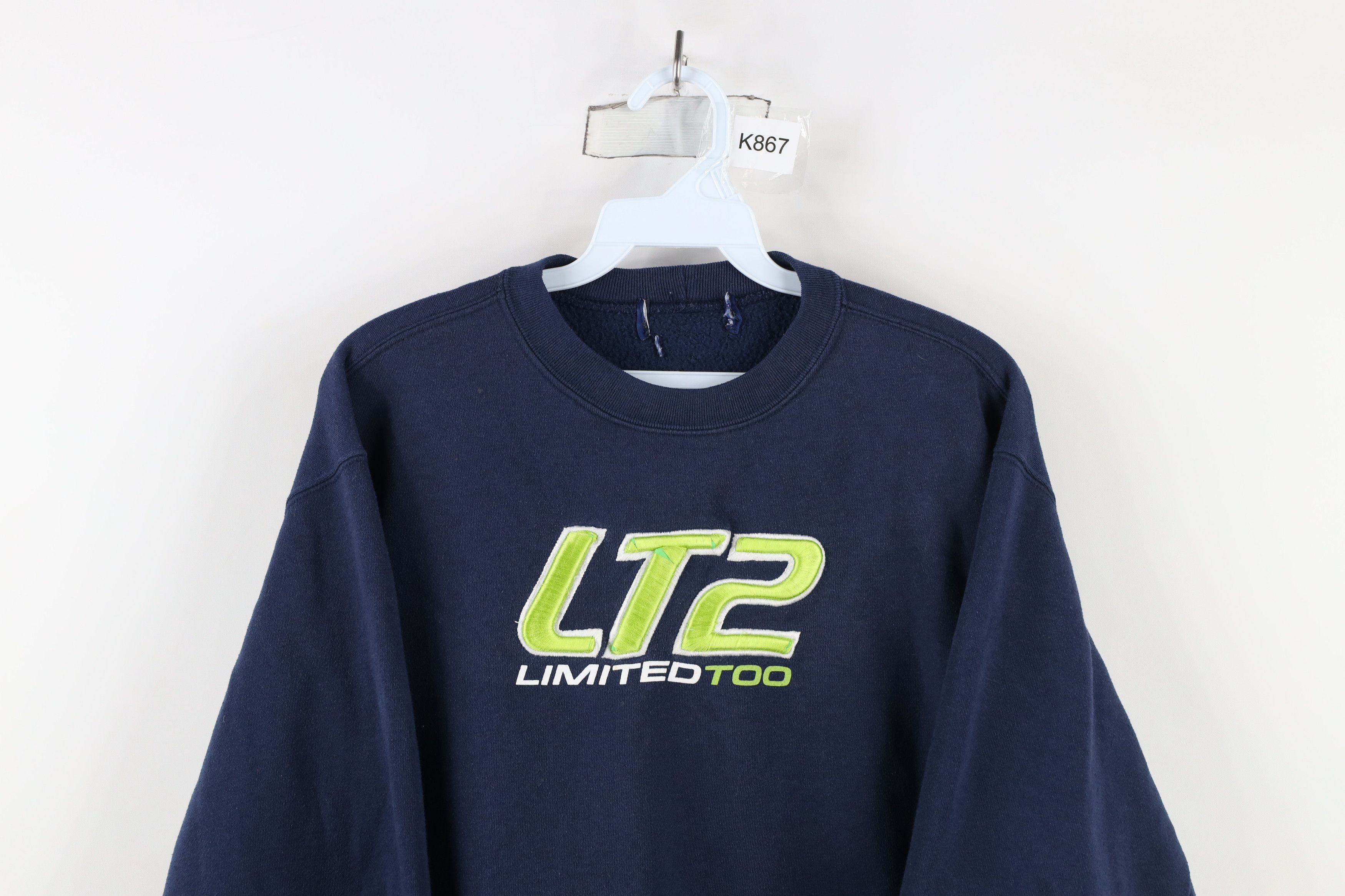 Vintage Vintage Y2K Limited Too Babydoll Sweatshirt Navy Blue Size M / US 6-8 / IT 42-44 - 2 Thumbnail
