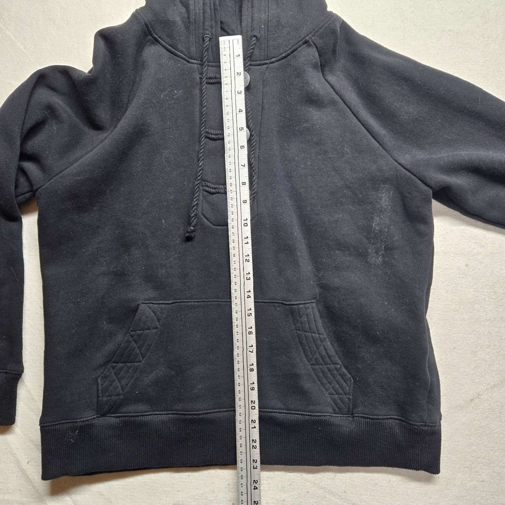 Old Navy Old Navy Jacket Women L Black Button Long Sleeve Hooded Coat Pants Set Vintage No Size L / US 10 / IT 46 - 6 Thumbnail