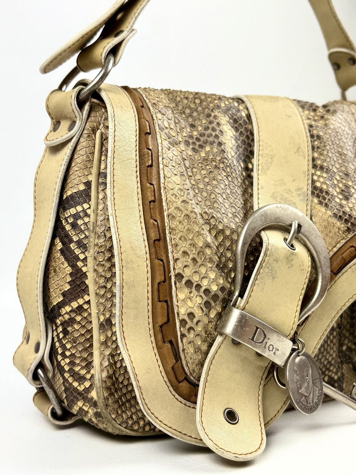 Dior Dior - John Galliano - FW/06 - Python Skin - Saddle Guacho Size ONE SIZE - 5 Thumbnail