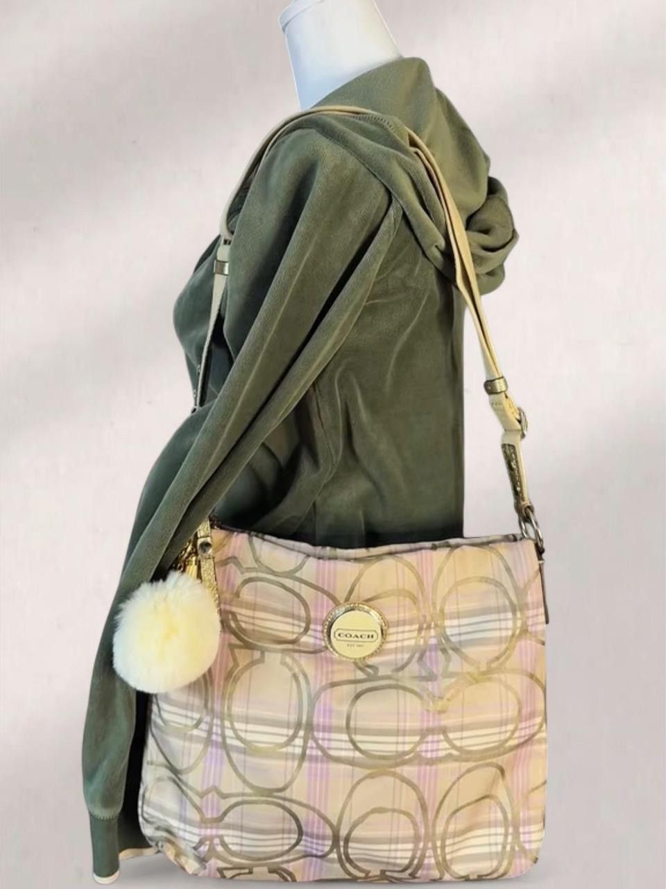 Coach Rare Purple Vintage Coach Leather Bag Y2K Size ONE SIZE - 2 Thumbnail