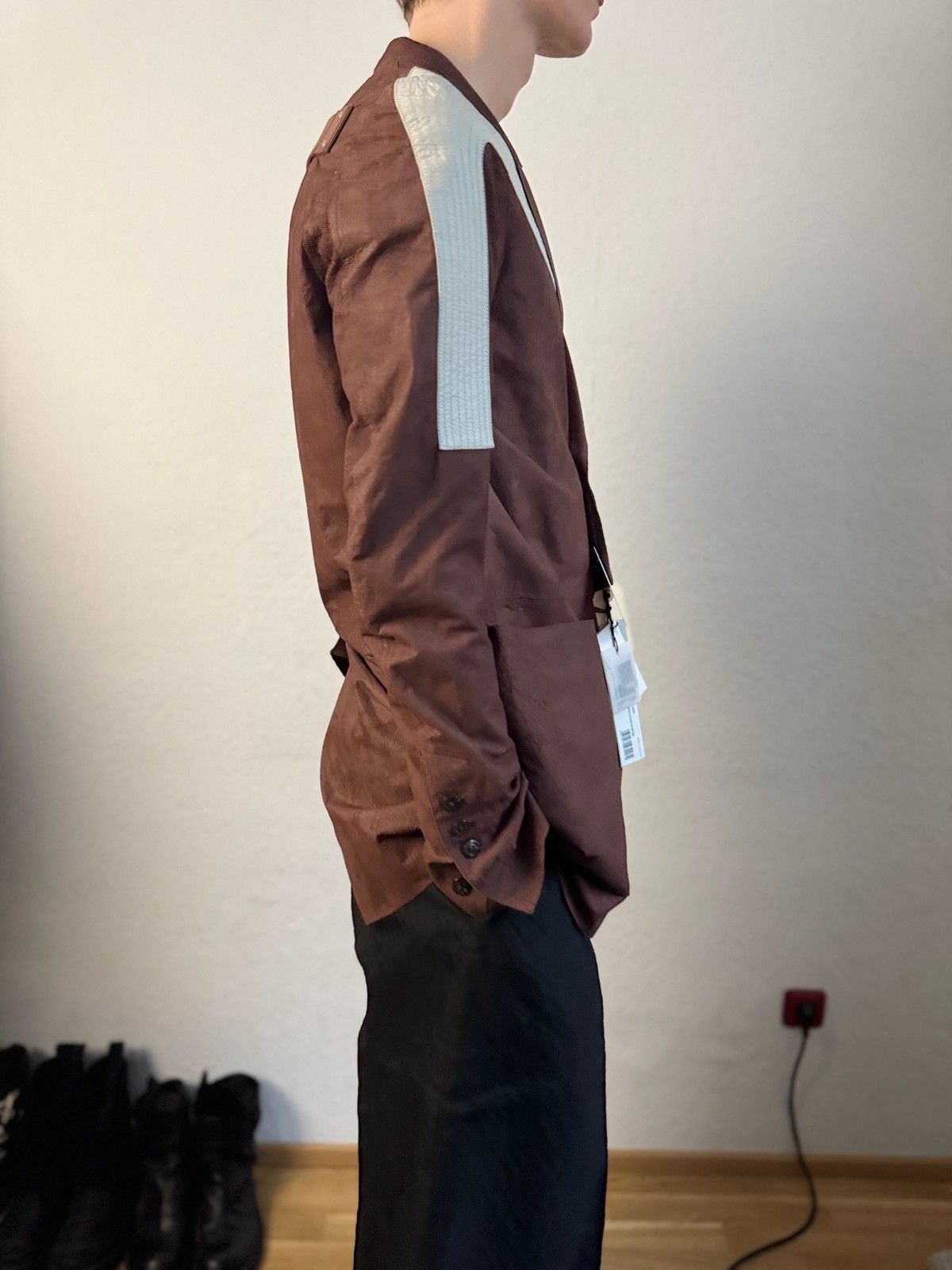 Rick Owens SS 21 "PHLEGETHON" Runway Blistered Lamb Leather Lido Jacket Size US M / EU 48-50 / 2 - 23 Thumbnail