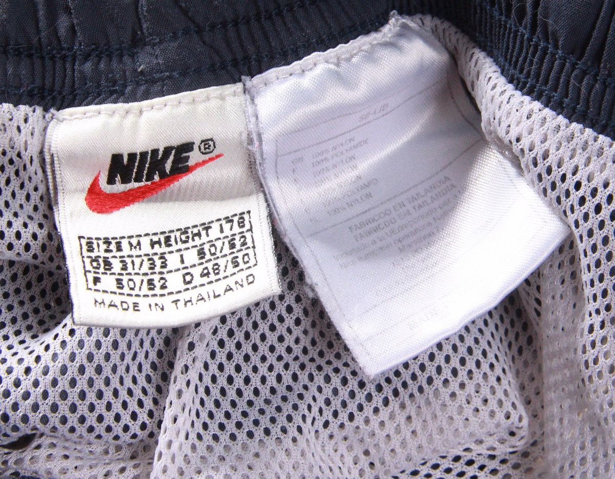 Nike Nike 90s Vintage Tech Grey Navy Logo Shorts ACG Lab Ai M Size US 32 / EU 48 - 3 Thumbnail