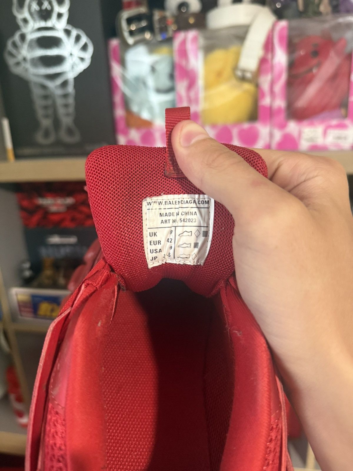 Balenciaga Balenciaga Red Track Sneakers Size US 9 / EU 42 - 7 Thumbnail