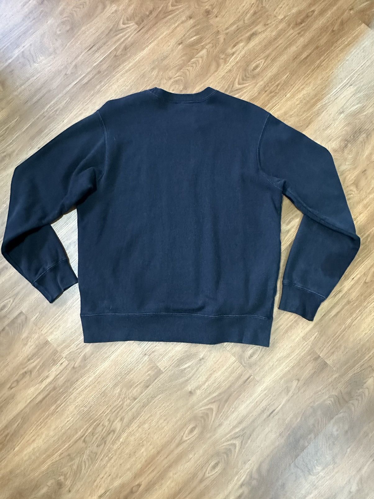 Supreme Supreme Vertical Logo Panel Crewneck Black Size US M / EU 48-50 / 2 - 2 Thumbnail