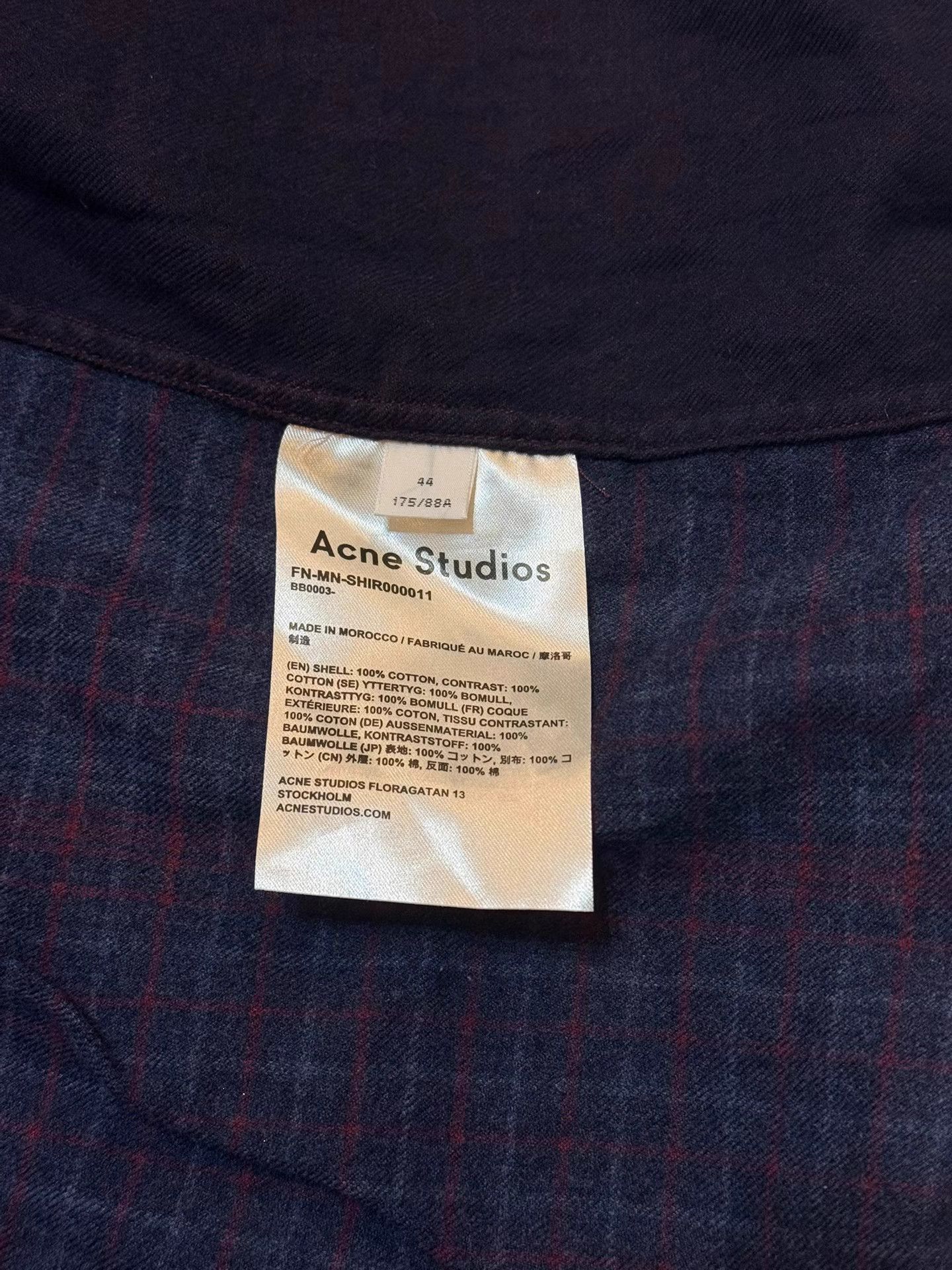 Acne Studios Acne Studios Old Money Color Block Short Sleeve K3 Size US S / EU 44-46 / 1 - 3 Thumbnail