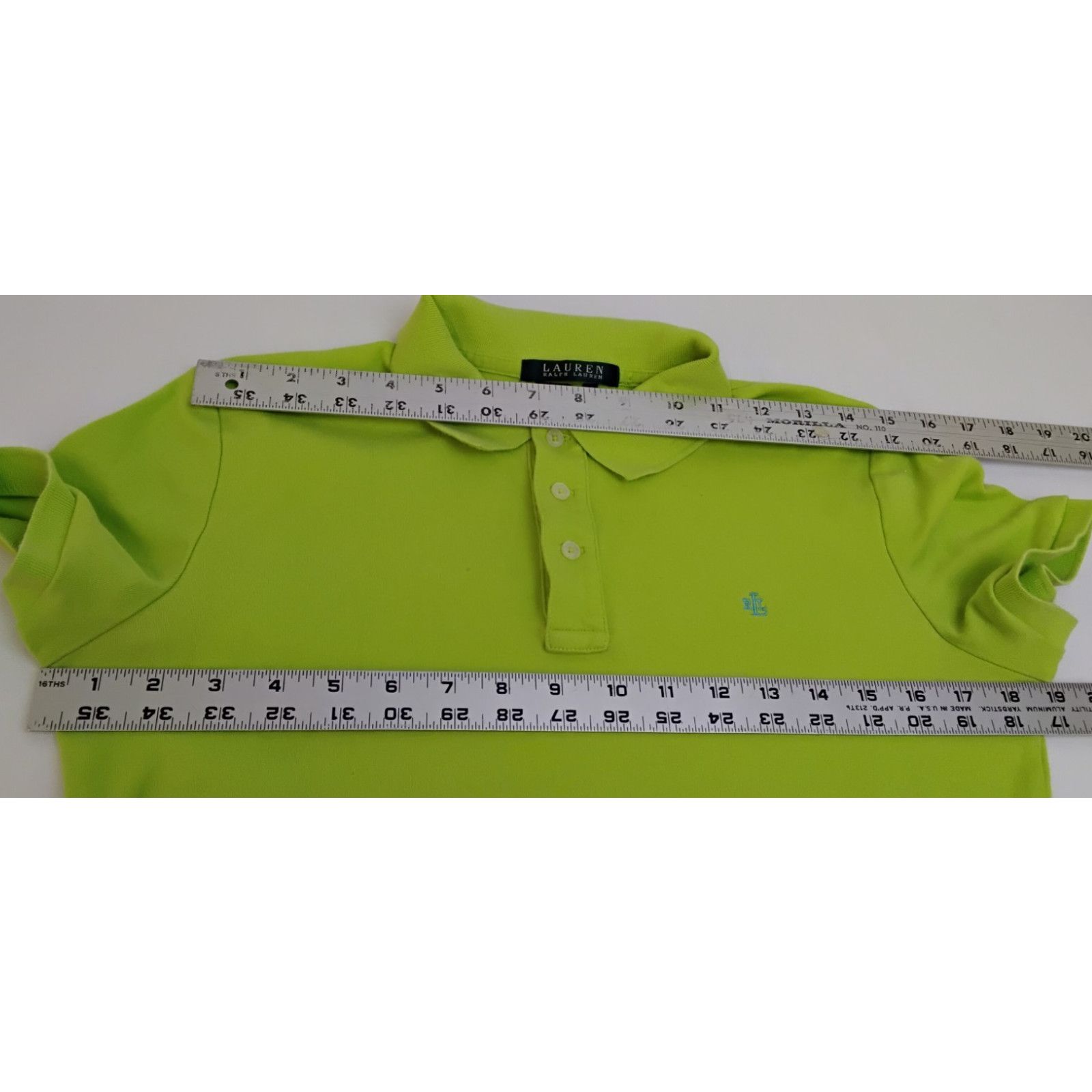 Lauren Ralph Lauren Lauren Ralph Lauren Short Sleeve Polo Shirt Women's M Green Size M / US 6-8 / IT 42-44 - 13 Thumbnail