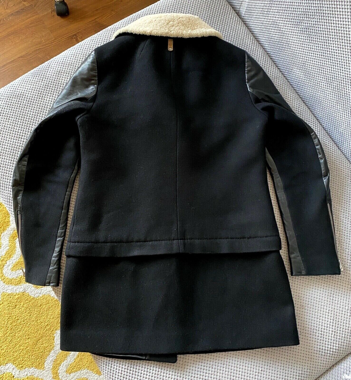 Mackage MACKAGE WOOL CASHMERE COAT TRANSFORMER SHEARLING COLLAR Size M / US 6-8 / IT 42-44 - 3 Thumbnail