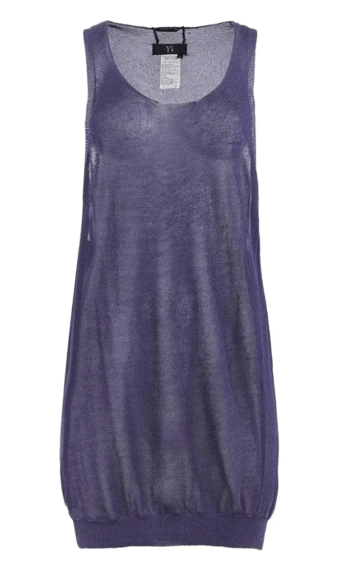 Y's × Yohji Yamamoto Rare Archive 90s Asymmetrical Y’s knit tank Size US L / EU 52-54 / 3 - 1 Thumbnail