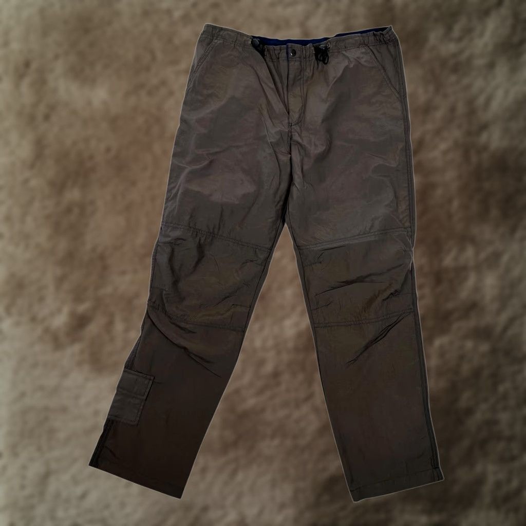 Vintage Vintage B.U.M. Equipment Pants Mens M Brown Nylon Elastic Waist Cargo Size US 31 - 1 Thumbnail