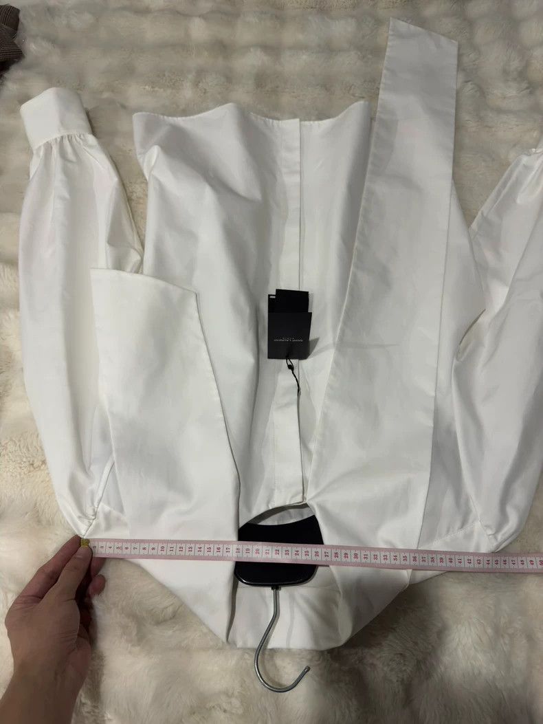 Saint Laurent Paris Saint Laurent Paris size 40 Big iris knot shirt Size L / US 10 / IT 46 - 6 Thumbnail