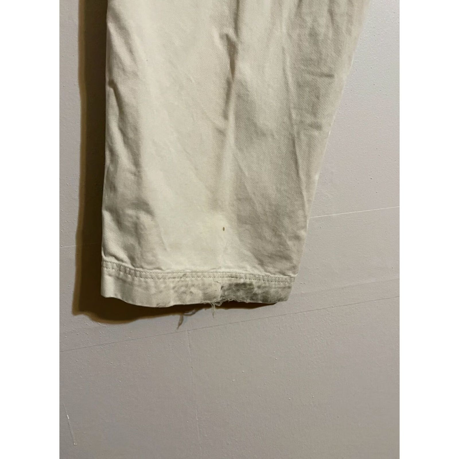 Polo Ralph Lauren VINTAGE Polo Ralph Lauren Chino Pants Beige Khaki Men's 33x30 Flat Front Size US XS / EU 42 / 0 - 6 Thumbnail