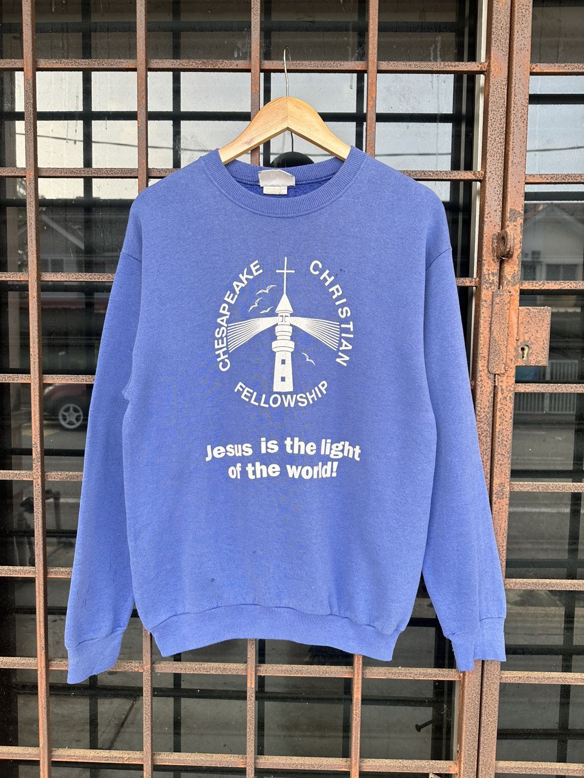 Vintage Sun Faded Lee Jesus Tee ERD Style Crewneck Size US M / EU 48-50 / 2 - 3 Thumbnail