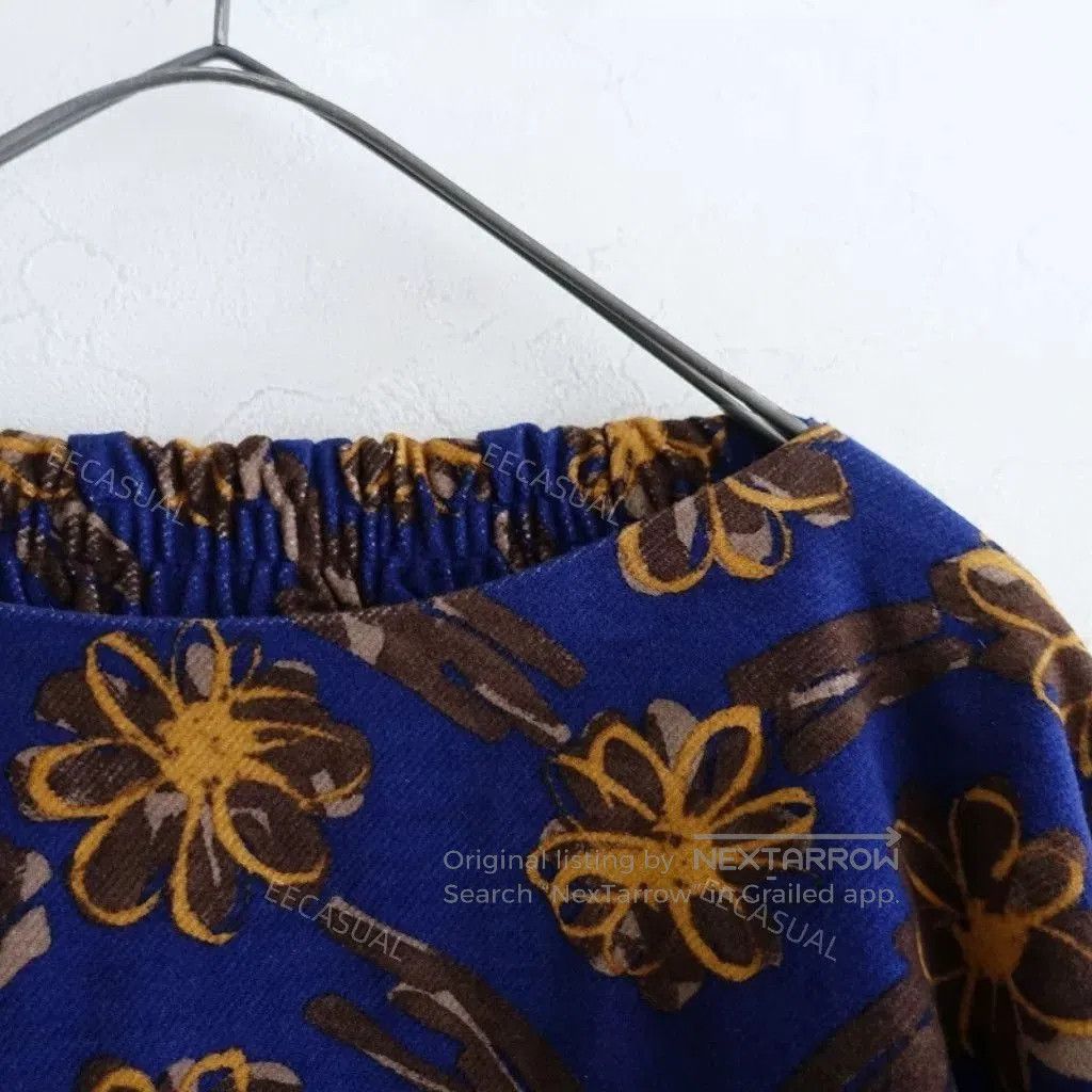 45rpm Floral Corduroy Pullover Top. Size XS / US 0-2 / IT 36-38 - 4 Thumbnail
