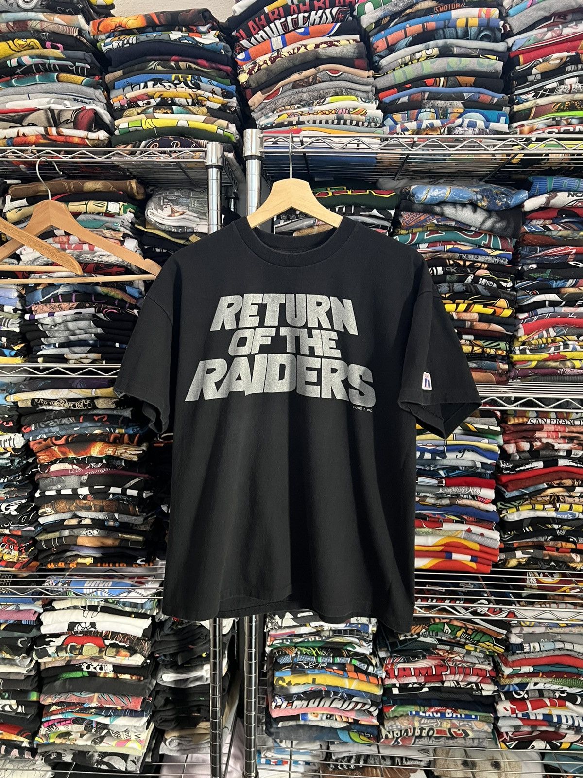 Logo 7 90s NFL Return of the Las Vegas Raiders Star Wars Parody Tee Size US L / EU 52-54 / 3 - 1 Thumbnail