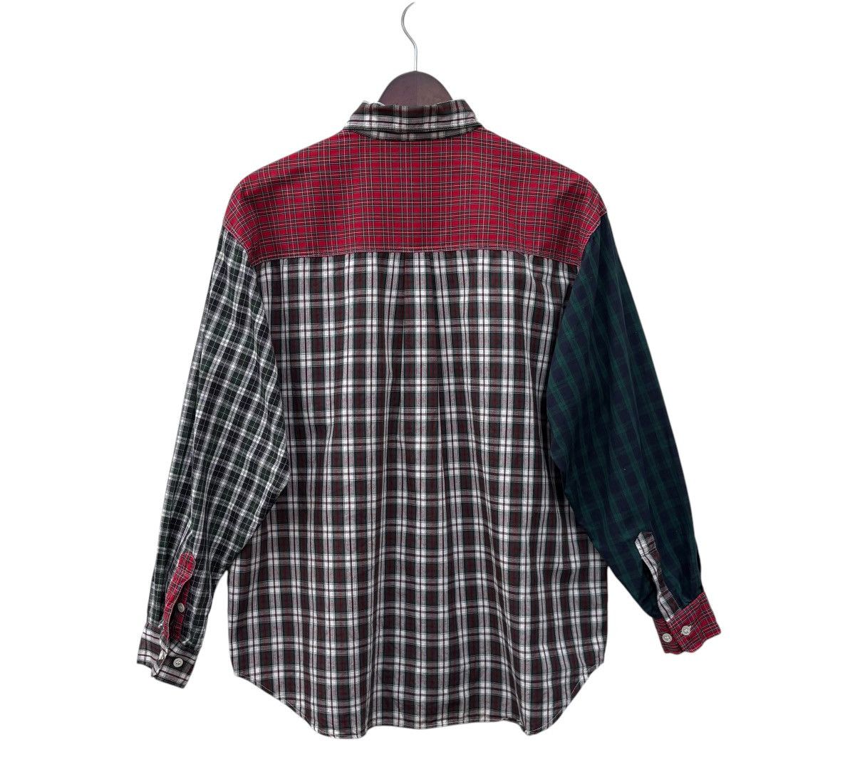 Japanese Brand Japan Brand Cabin Checked Tartan Multicolor Patchwork Shirt Size US M / EU 48-50 / 2 - 5 Thumbnail