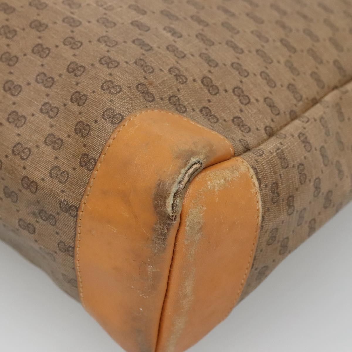 Gucci GUCCI Micro GG Canvas Tote Bag Pvc Beige Gold 002 123 002 Size ONE SIZE - 13 Thumbnail