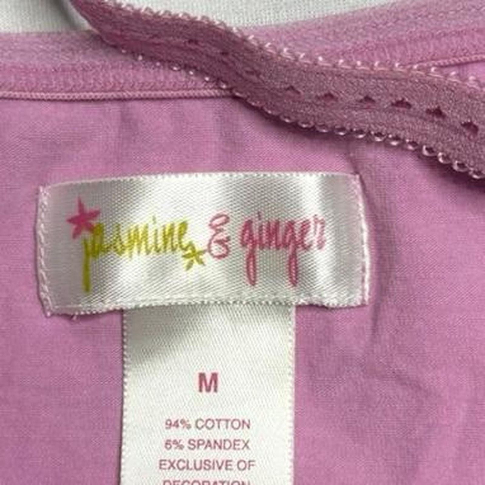 Other Jasmine & Gingers Baby Doll Pink Dress Size Medium 94%Cotton Size M / US 6-8 / IT 42-44 - 5 Thumbnail