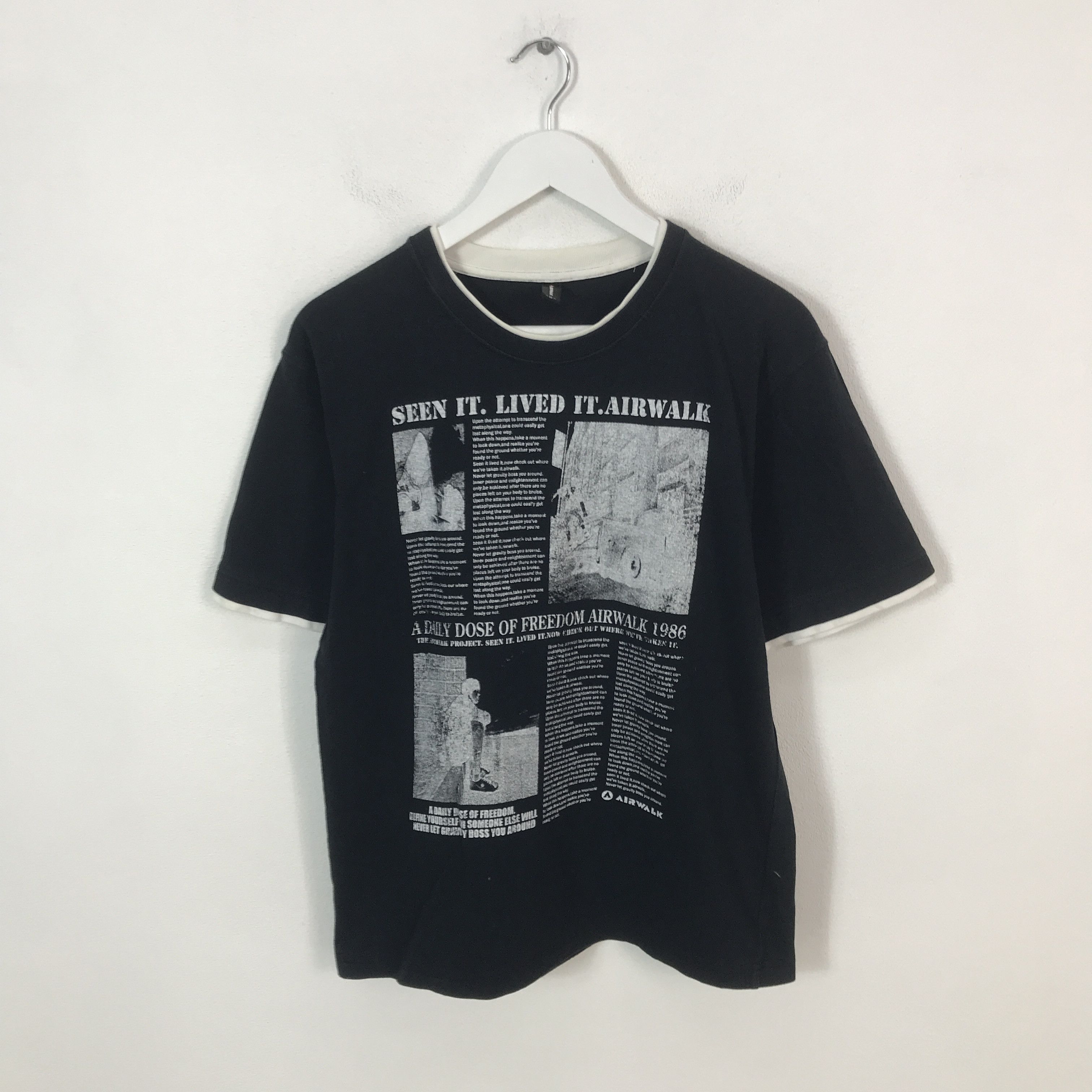 Airwalk gothic airwalk punk japan style t-shirt Size US M / EU 48-50 / 2 - 1 Thumbnail