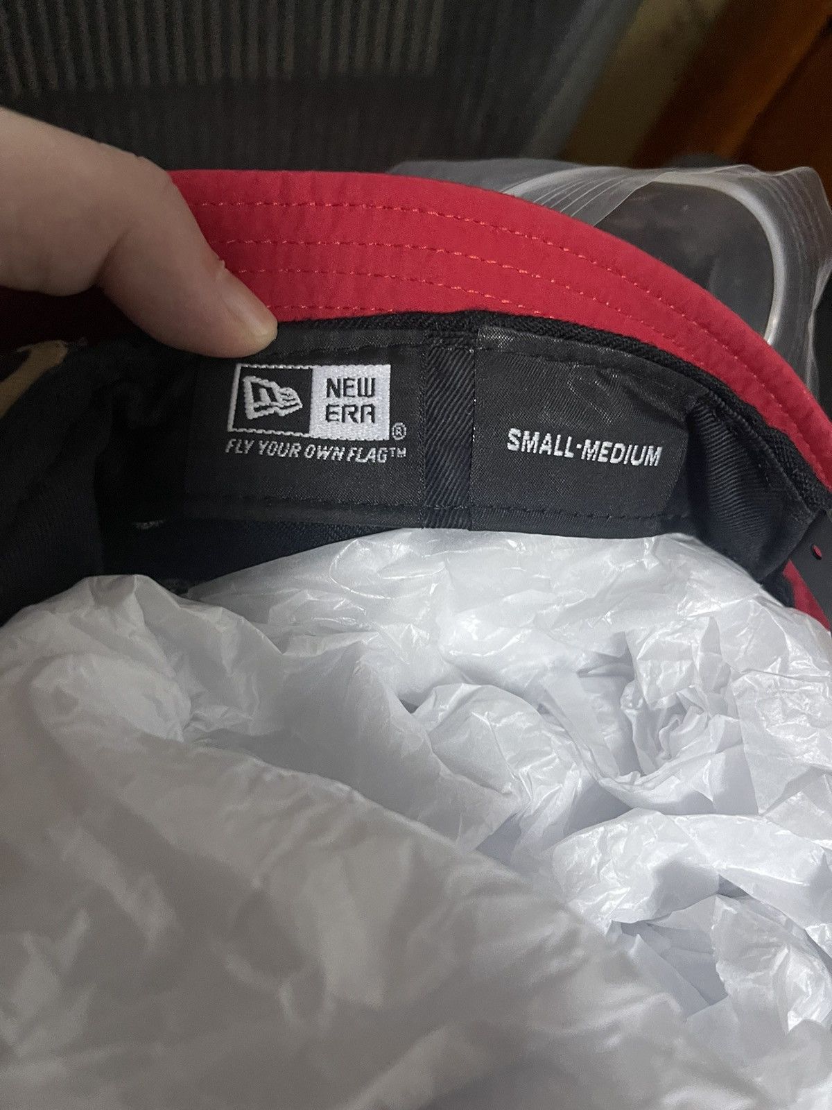 New Era × Supreme Supreme new era tapered bucket red crusher S/M Size ONE SIZE - 4 Thumbnail