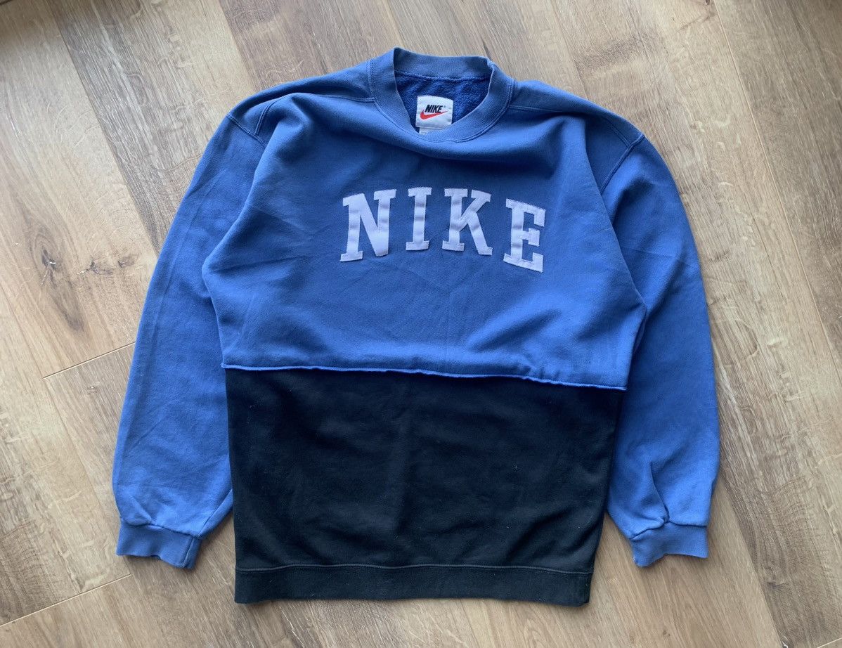 Vintage Vintage Nike big logo sweatshirt Size US S / EU 44-46 / 1 - 2 Thumbnail