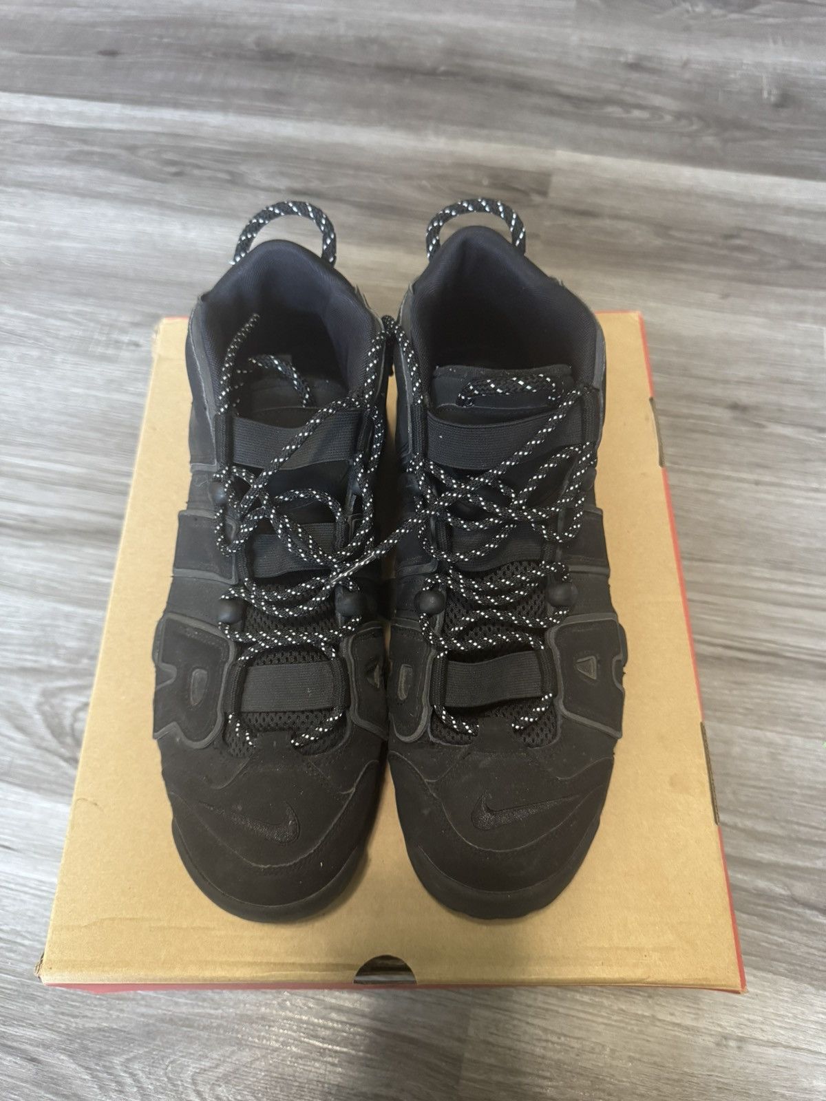Nike Nike Air More Uptempo Black Reflective (2018) Men's Size US 11.5 / EU 44-45 - 4 Thumbnail