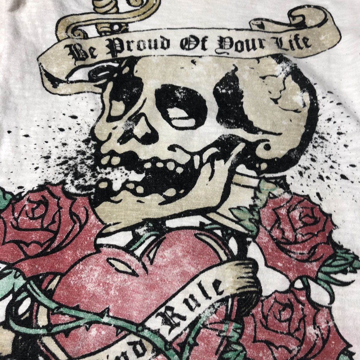 If Six Was Nine Galyge Skull Distressed Longsleeve Size M / US 6-8 / IT 42-44 - 3 Thumbnail