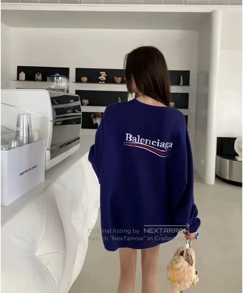 Balenciaga Balenciaga Lavender and purple front and back floral wave Size US L / EU 52-54 / 3 - 8 Thumbnail