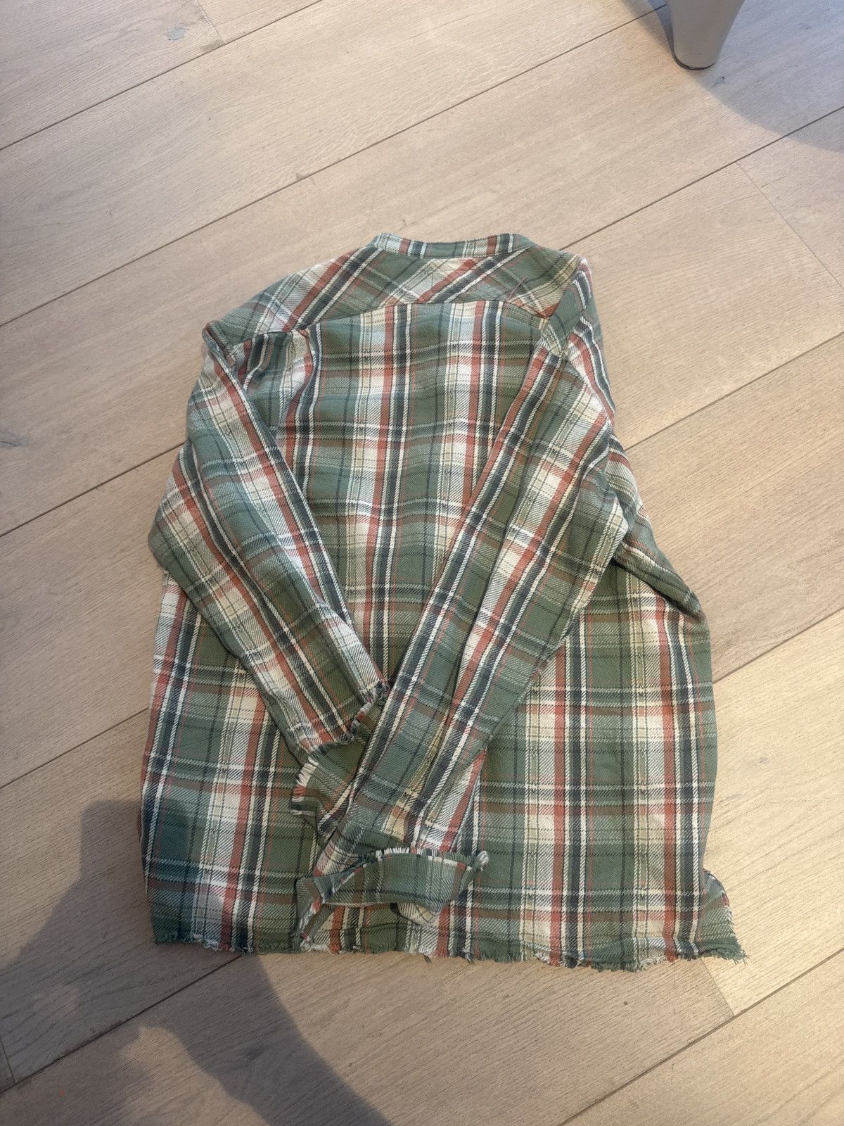 Greg Lauren Greg Lauren Distressed Flannel Size US L / EU 52-54 / 3 - 2 Thumbnail
