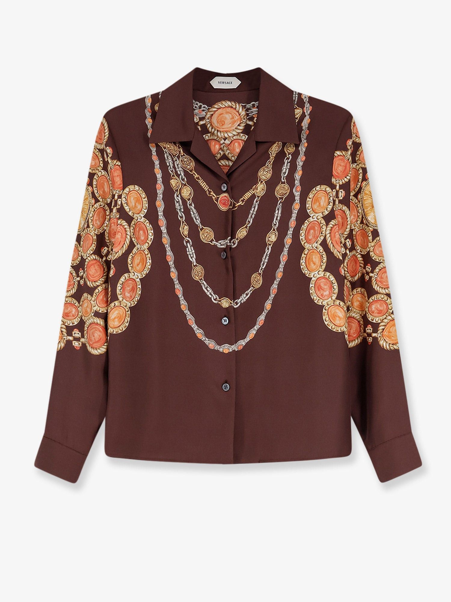 Versace Informal Silk Shirt Size S / US 4 / IT 40 - 1 Thumbnail