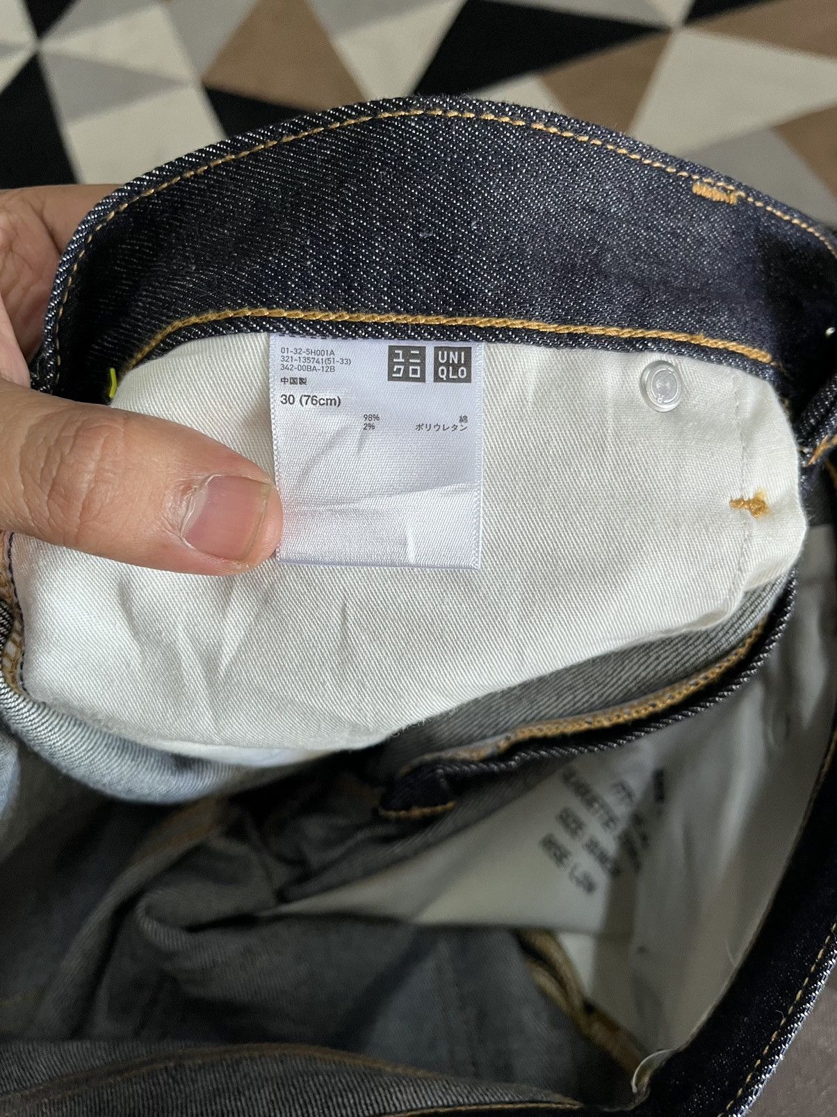 Japanese Brand × Jun Takahashi × Uniqlo Salvage Uniqlo Straight Cut Jeans Size US 32 / EU 48 - 7 Thumbnail