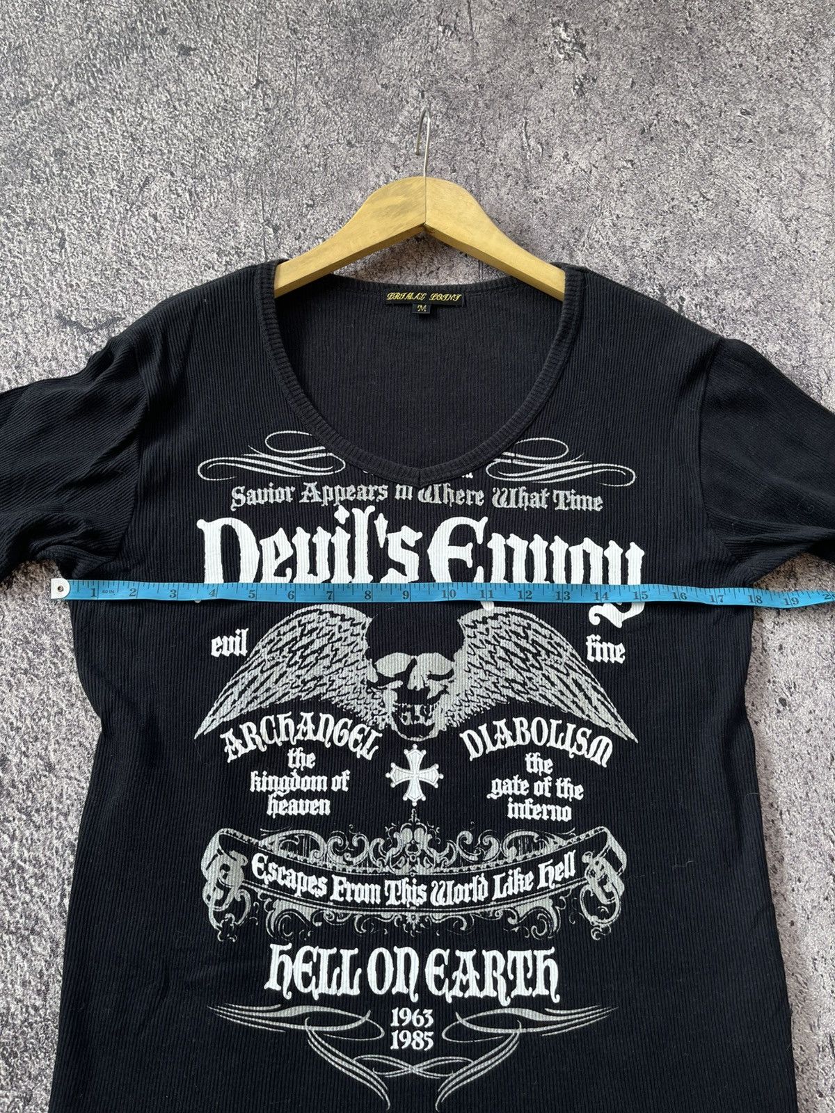 Hysteric Glamour × If Six Was Nine × Japanese Brand Y2k Devil’s Envy skull ifsixwasnine style tee Size US M / EU 48-50 / 2 - 8 Thumbnail