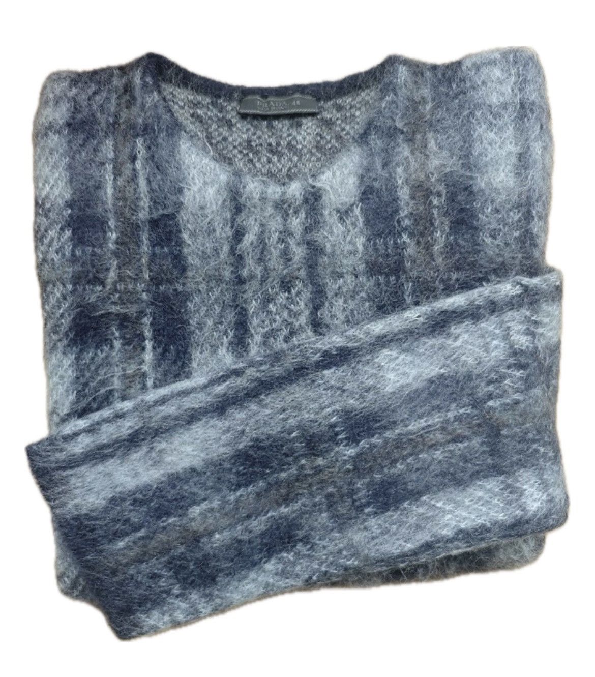 Prada Prada Fuzzy Mohair Wool Knit Sweater Size US M / EU 48-50 / 2 - 2 Thumbnail