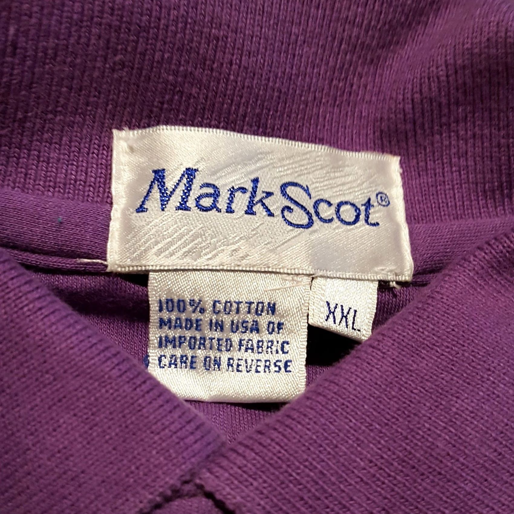 Vintage VINTAGE Tommy Armour Polo Shirt Polo Shirt 2XL Purple Mens 90s Preppy Grunge Short Sleeve Knit Cotton Solid Collar Swing Tag Size US XXL / EU 58 / 5 - 6 Thumbnail