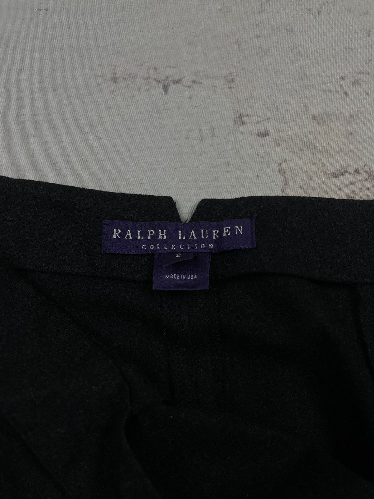 Ralph Lauren Purple Label Ralph Lauren Purple Label XS Slim Fit Black Wool Cashmere Size 26" / US 2 / IT 38 - 5 Thumbnail