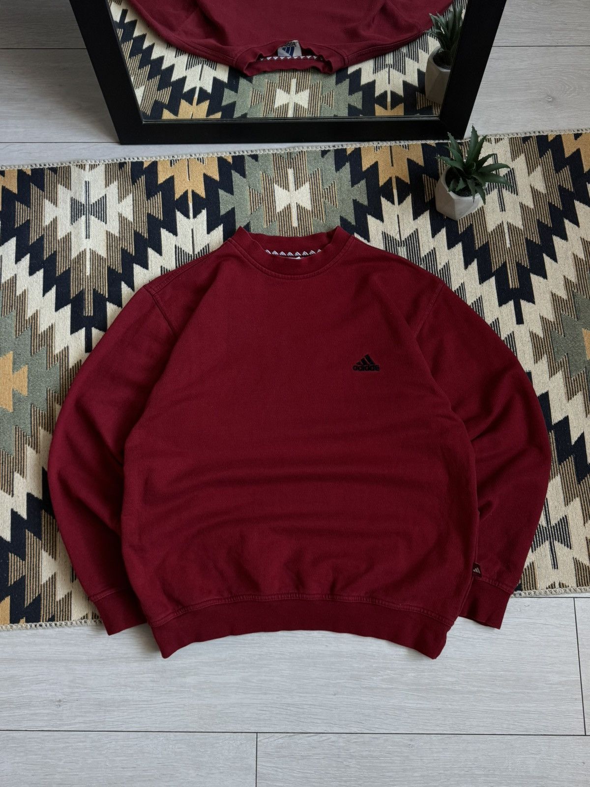 Adidas Vintage 90’s Adidas Oversized Sweatshirt Size US M / EU 48-50 / 2 - 1 Thumbnail