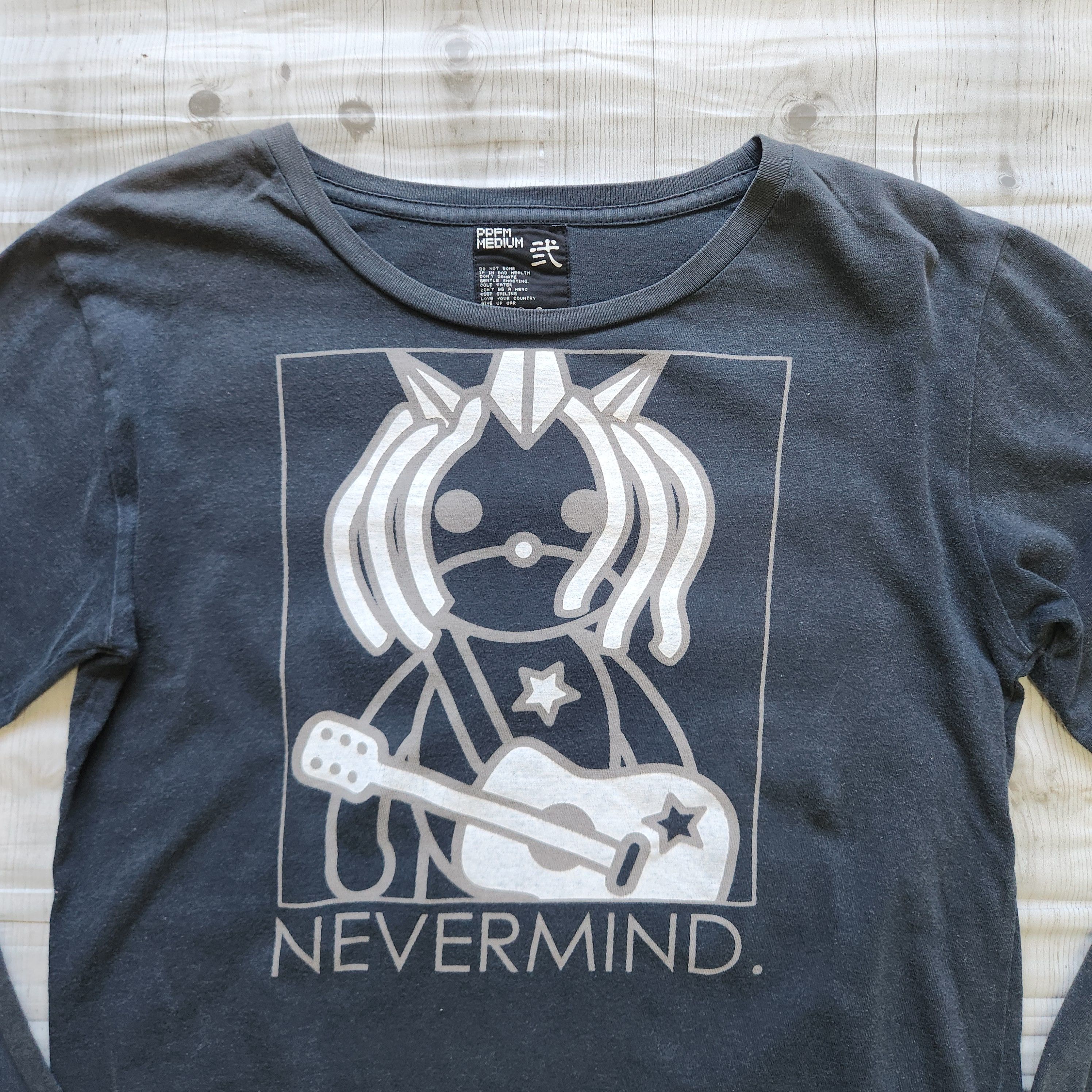 Nirvana × PPFM Vintage Kurt Cobain X PPFM Nevermind Long Sleeves Size US M / EU 48-50 / 2 - 3 Thumbnail