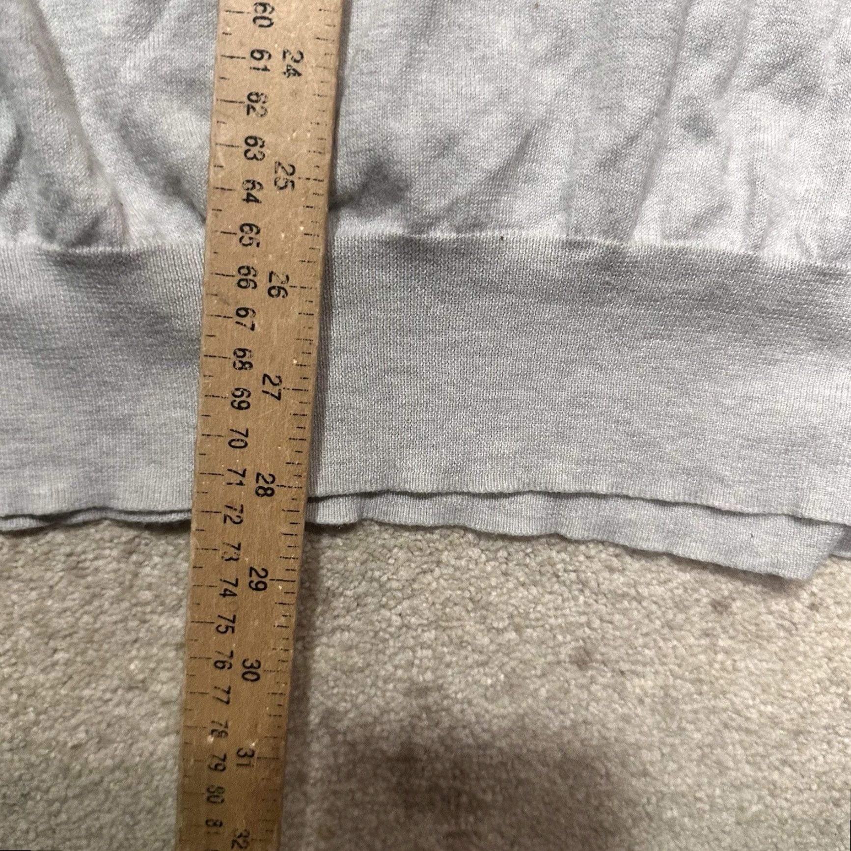 Polo Ralph Lauren Polo Ralph Lauren V Neck Sweater Mens XL Gray Pima Cotton Size US XL / EU 56 / 4 - 6 Thumbnail