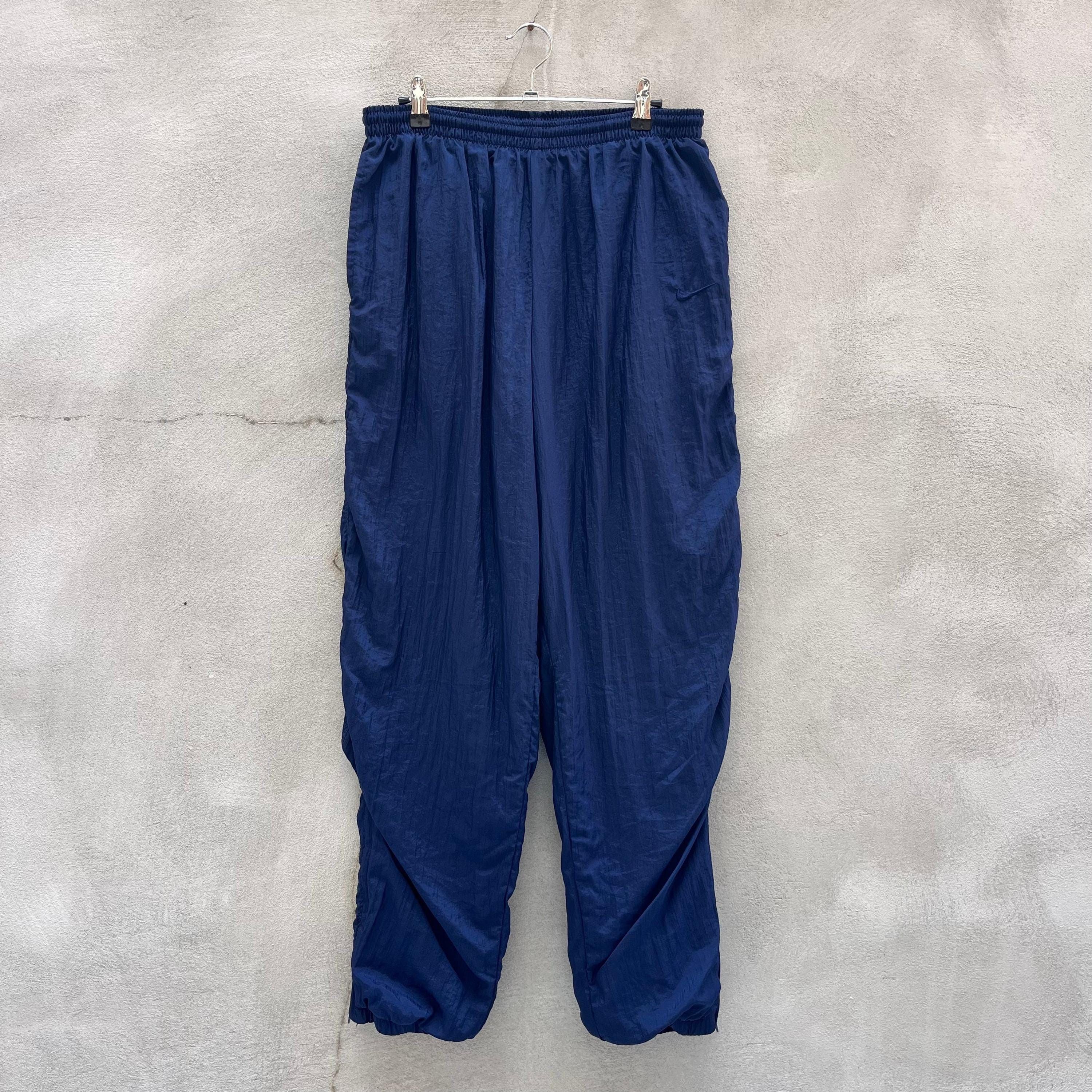 Nike × Vintage 90's Vintage Nike Nylon Track Pants Size US 29 - 1 Thumbnail