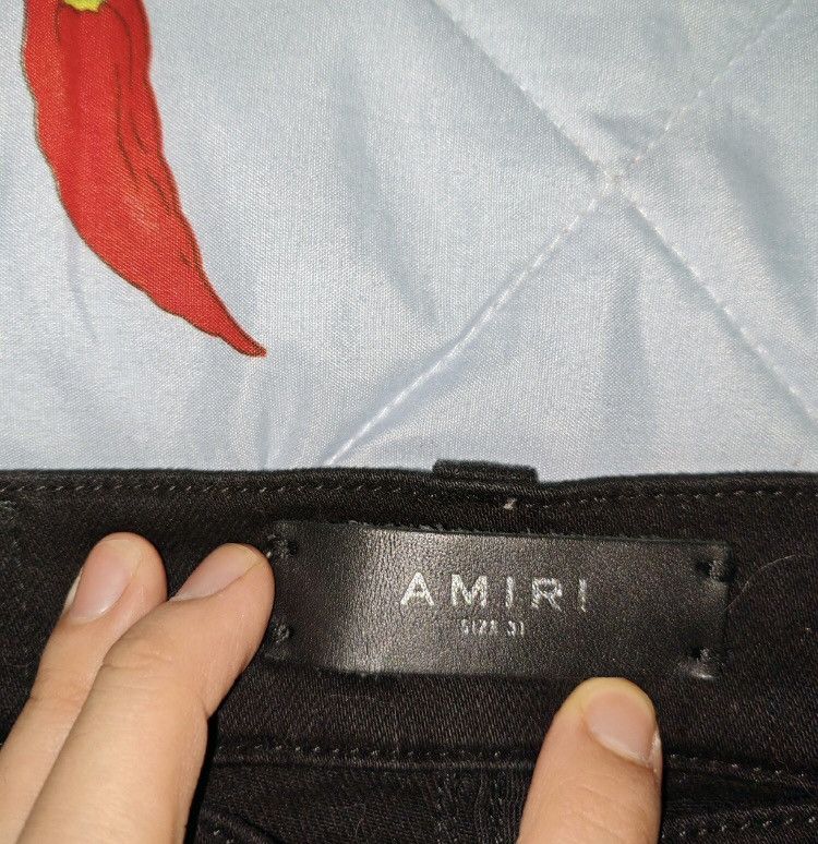 Amiri Amiri mx1 black patchwork jeans 2412-Nextarrow Size US 31 - 7 Thumbnail