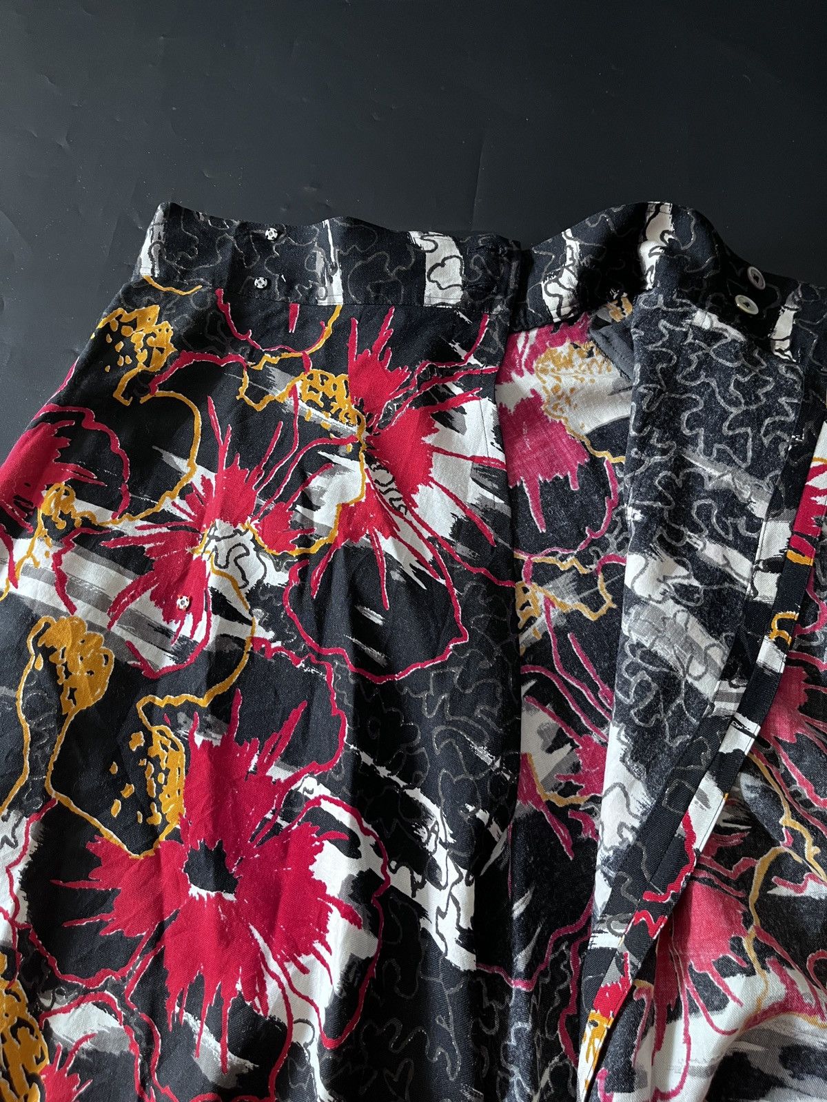 Japanese Brand JAPANESE TAKEZO CRAZY SKIRT YOHJI YAMAMOTO Size 27" / US 4 / IT 40 - 11 Thumbnail