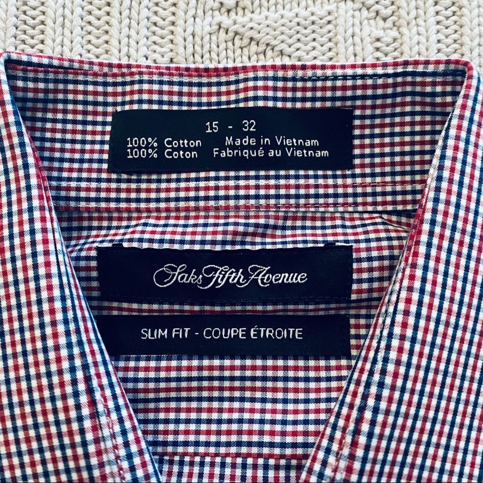 Saks Fifth Avenue Saks Fifth Avenue slim fit button down Size US M / EU 48-50 / 2 - 5 Thumbnail