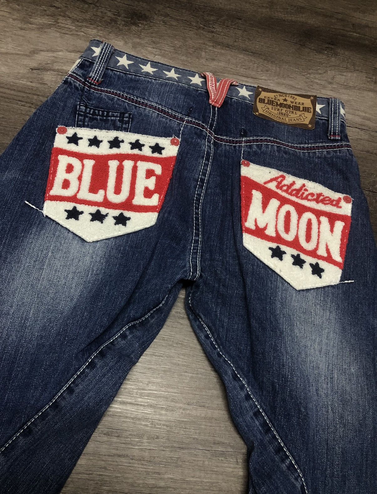 Japanese Brand BLUE MOON BLUE DENIM JEANS Size US 30 / EU 46 - 3 Thumbnail